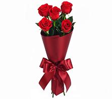 Букет 5 Красных роз Эдлесс Лав в Успенском