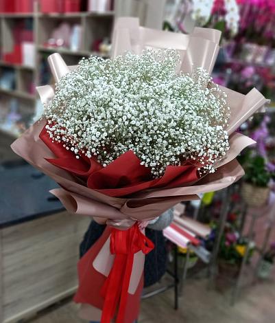 Букет цветов из: Гипсофила в Успенском