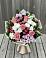 Букет цветов из: Альстромерии, Гвоздики, Розы и Хризантемы в Успенском