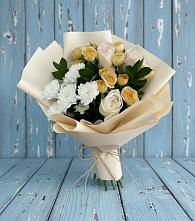 Букет цветов из:  Розы и Хризантемы в Успенском