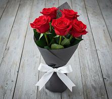 Букет 5 Красных роз Эдлесс Лав #REPLACE_PRED# Успенском