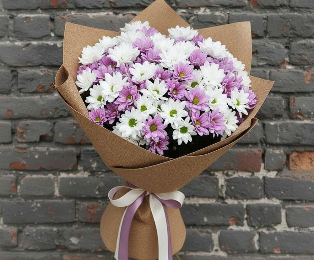 Букет цветов из: Хризантемы в Успенском